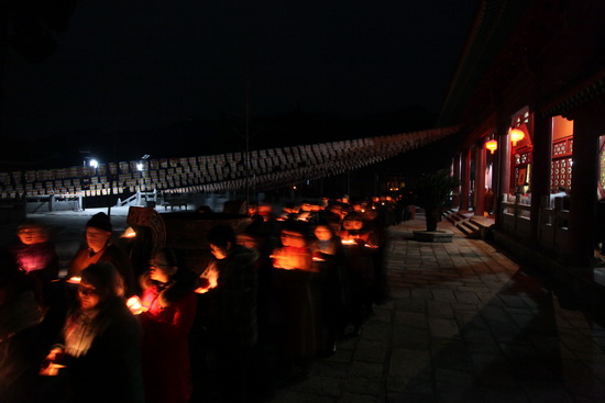 壬辰年上元节法会：安位结坛、诵经、消灾吉祥供灯